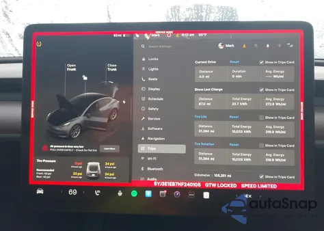 2022 Tesla Model 3 Long Range Dual Motor All-Wheel Drive from USA, damaged, VIN 5YJ3E1EB7NF240105
